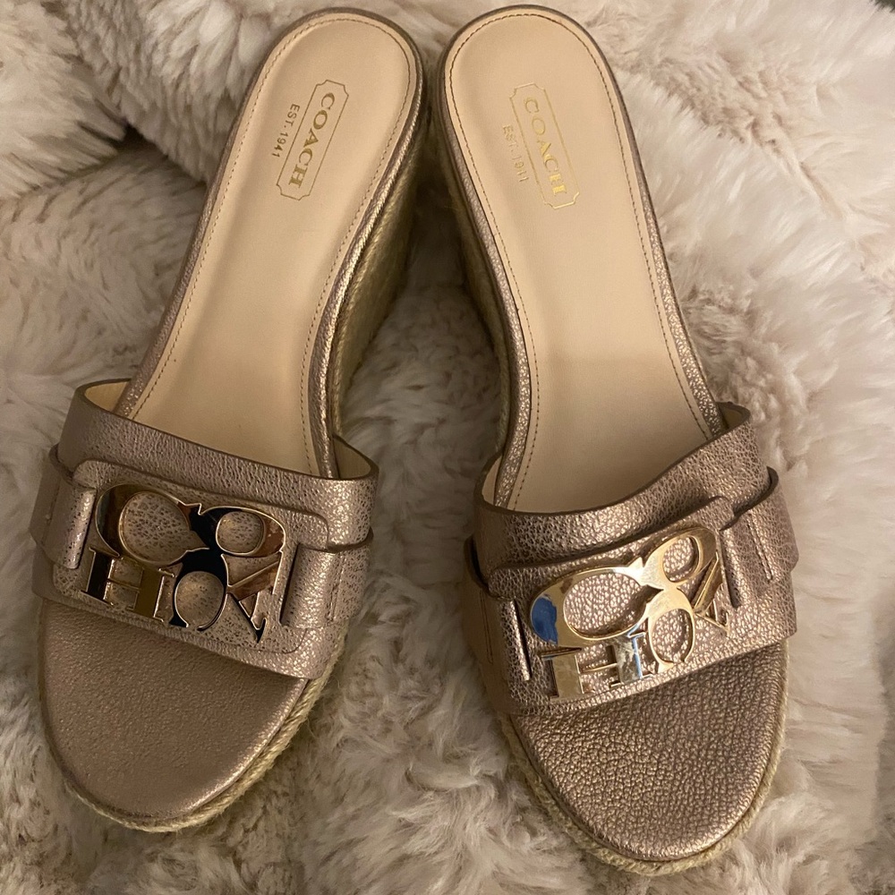 Stunning COACH mules!